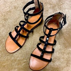NWOT Seychelles black gladiator sandals size 9